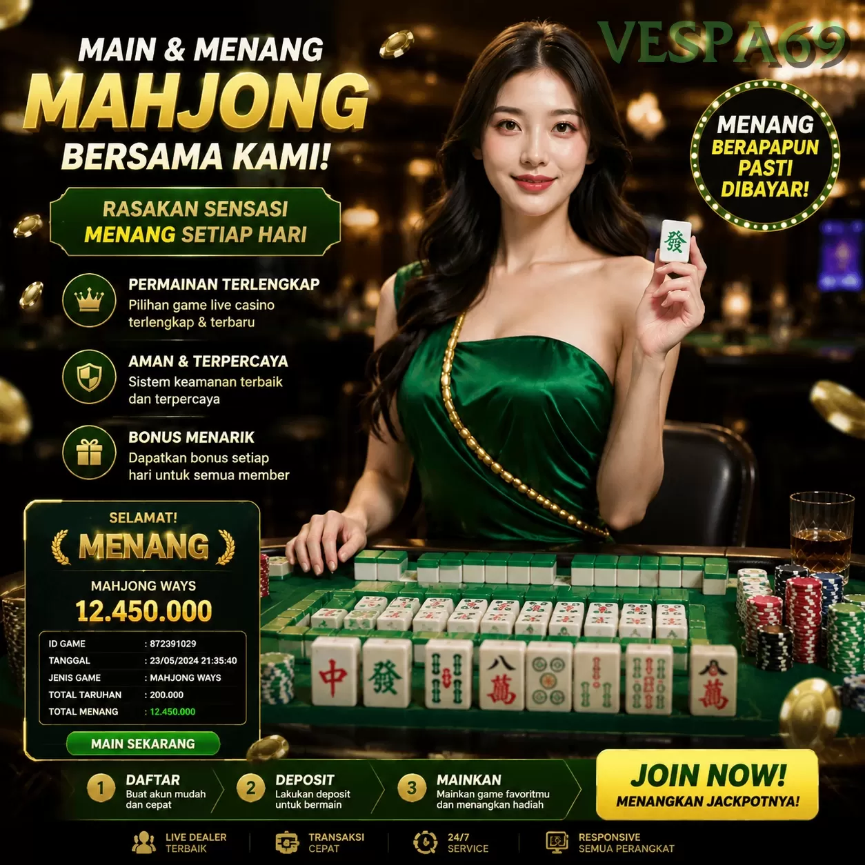 Slot Gacor idvespa69 Setiap Hari