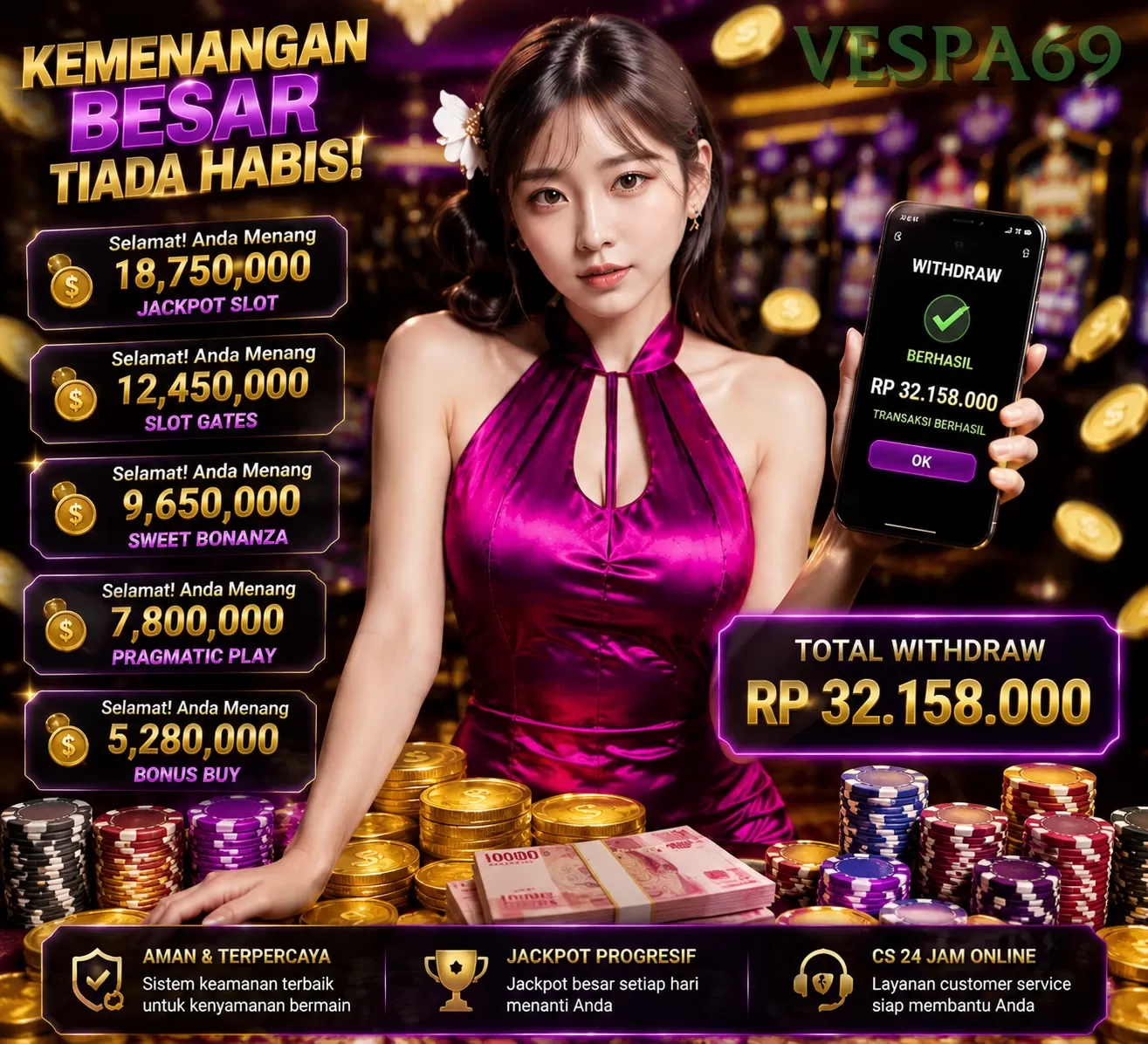 Main vespa69luxury88t1 Menang Jackpot Besar